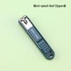 Nail Clipper Set: Home Use Clipper, Anti-Splatter Clippers, Angled Scissors, Foot Care Tools