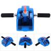 Abdomen Four Roller Wheel Abdominal Muscle Exerciser Gym Home Fitness Equipment with Gear