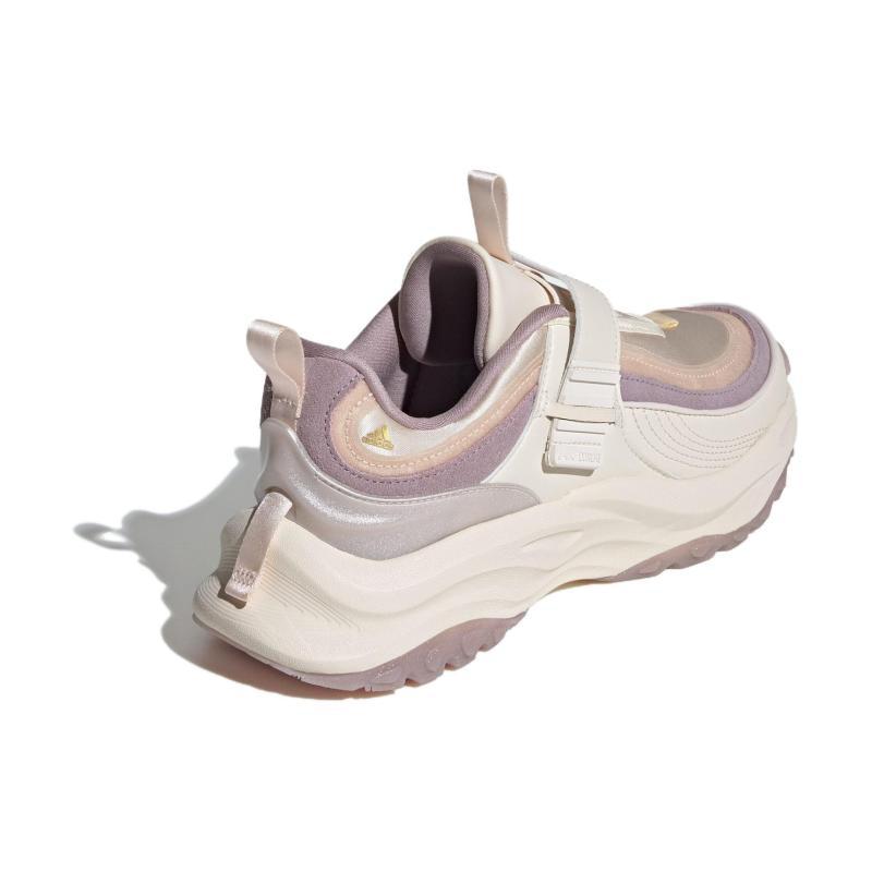 Adidas Maxxwavy EXTREME Durable Breathable Low-Top Chunky Sneakers Women's Beige Purple Sneakers IF6882