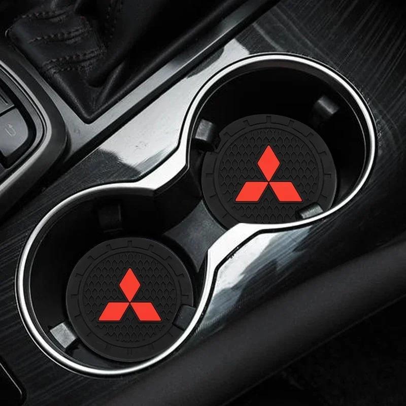 

Universal Car Cup Holder Pad Anti-slip Coaster for Mitsubishi Triton L200 Pajero Sport Car Interior Decoration Items