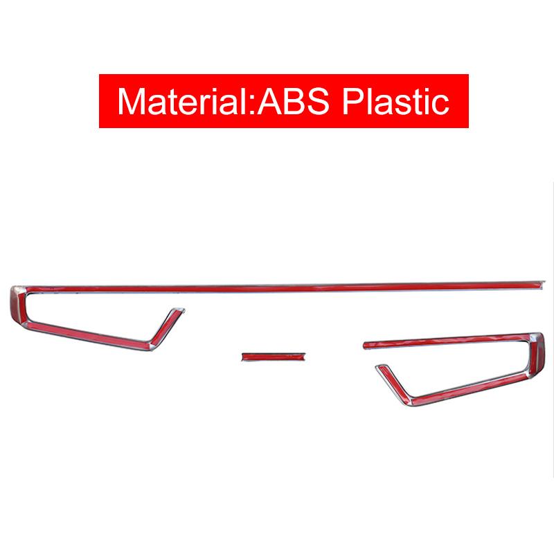 ABS Car Dashboard Central Control Trim Strip Sticker Case Cover For Toyota Corolla E210      2024 Hybrid