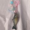 Realistic Fish Star Bowknot Pendant Keychain Lightweight Phone Lanyard Mobile Strap Accessory Plastic Keychain Jewelry
