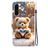Handmade PU Leather Flip Case for Samsung Galaxy A36 (SM-A366E)- Anti-Slip Shockproof Cover with Wrist Strap & Heart/Rose Cat Designs