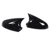 Pair of Glossy Black Rearview Mirror Cover Cap Enhance Vehicle Appearance Replacement for Vauxhall