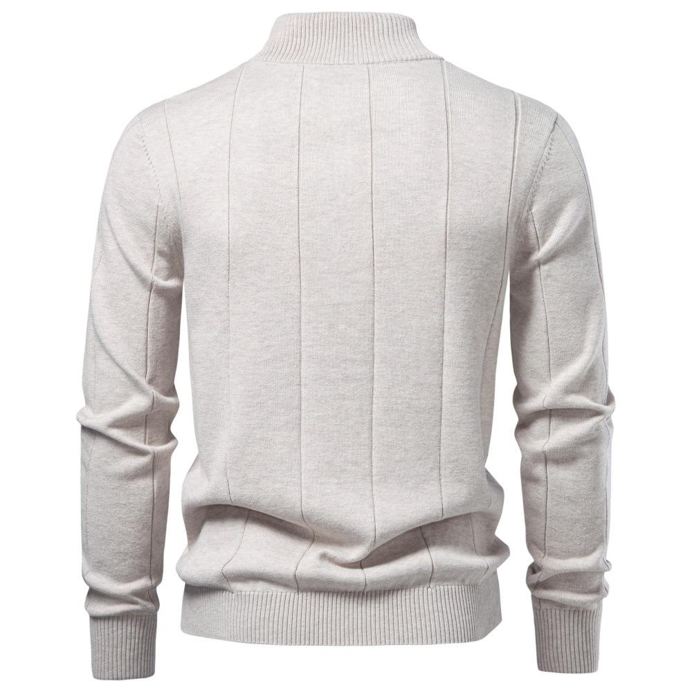 Polo Ralph Lauren 2026 Autumn and Winter New Unisex Pure Cotton Sweater Stand Collar Zipper Unisex Sweater Pullover Sweater