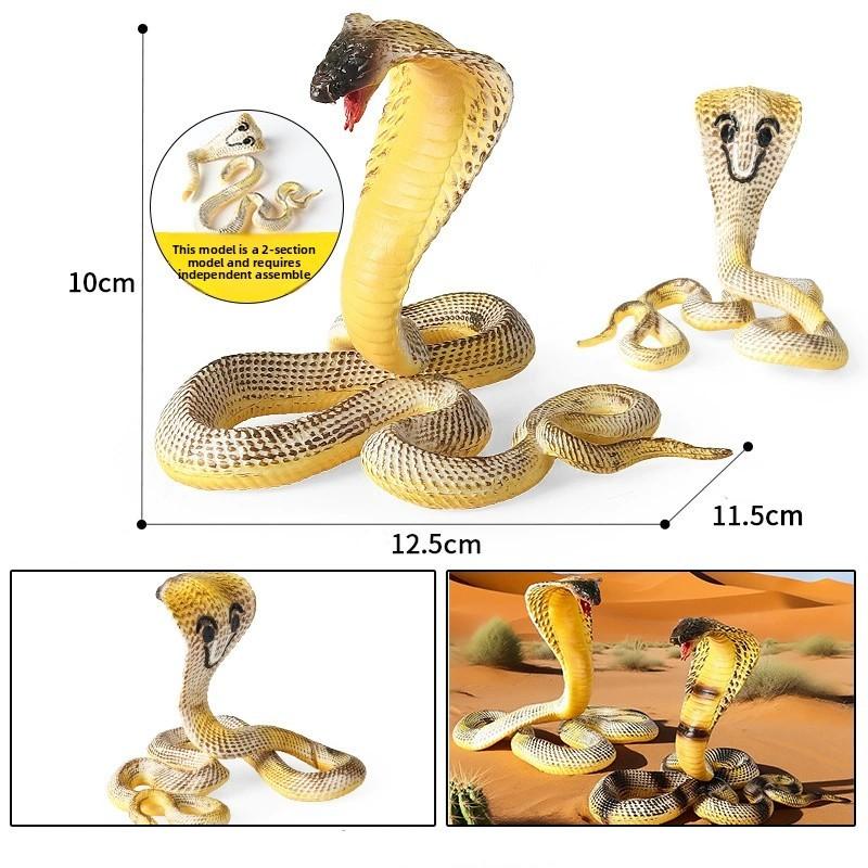 Childrens Realistic Snake Model With Plastic Construction For Educational And Play Use