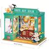 ROBOTIME Rolife 3D Puzzles Alice's Tea Store DIY Miniature House Kit DG156