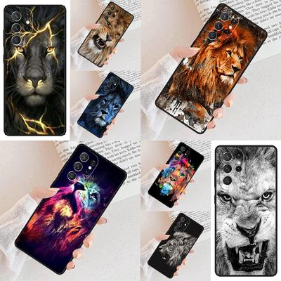 King Lion Roaring Cell Phone Case for Samsung Galaxy S26 Ultra S25 S24 S23 S22 S21 S20 Note10 Cover