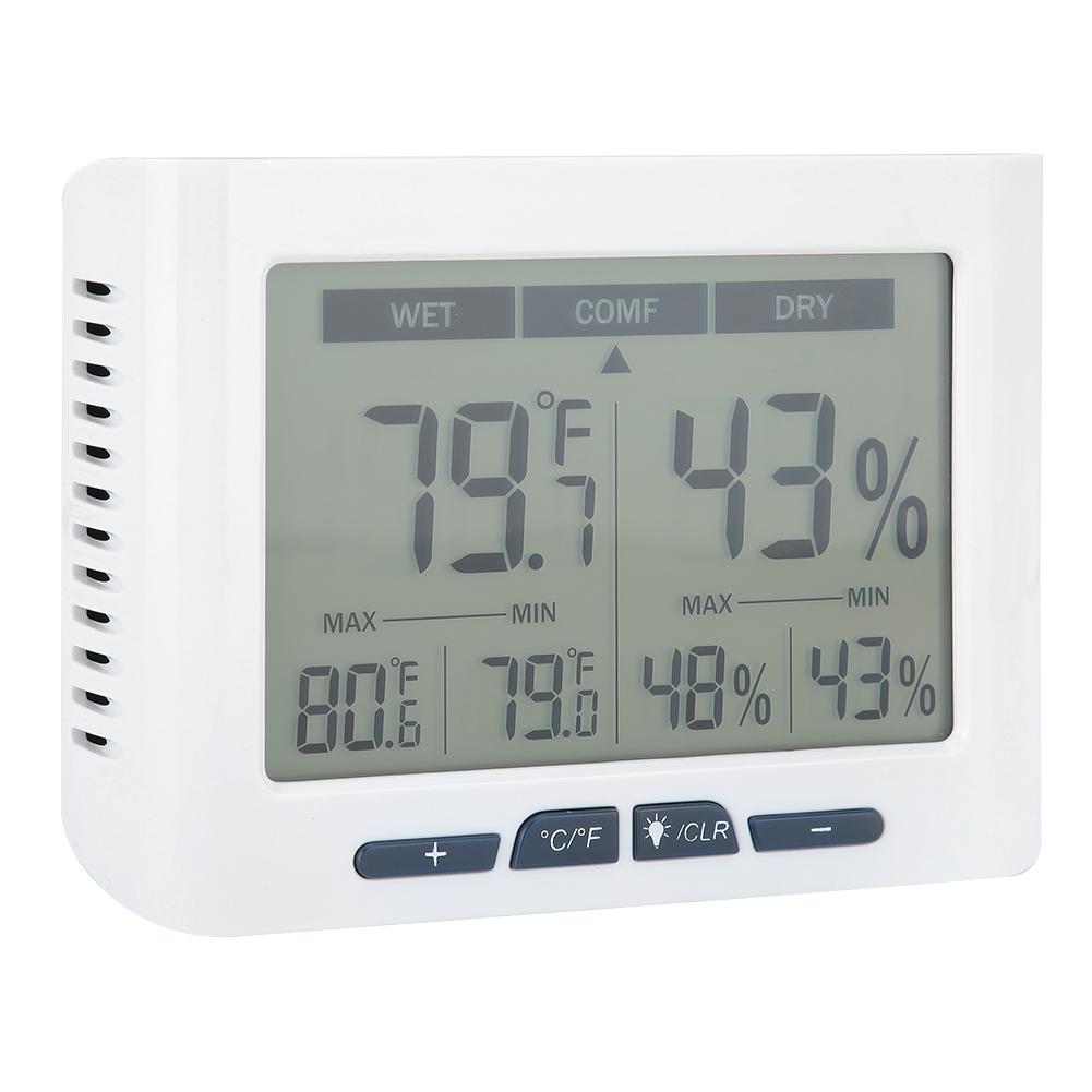Household Electronic Thermometer Hygrometer Humidity Gauge Digital Indoor Room Temperature and Humidity Monitor