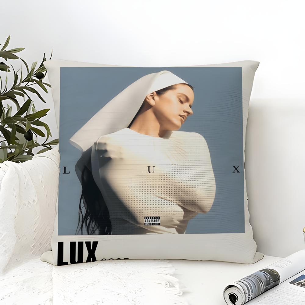 New Flamenco Singer R-Rosalia Music Lux 2 Pillow Case Cotton Linen Fabric Square Zipper Pillowcase Home Decorative Living Room