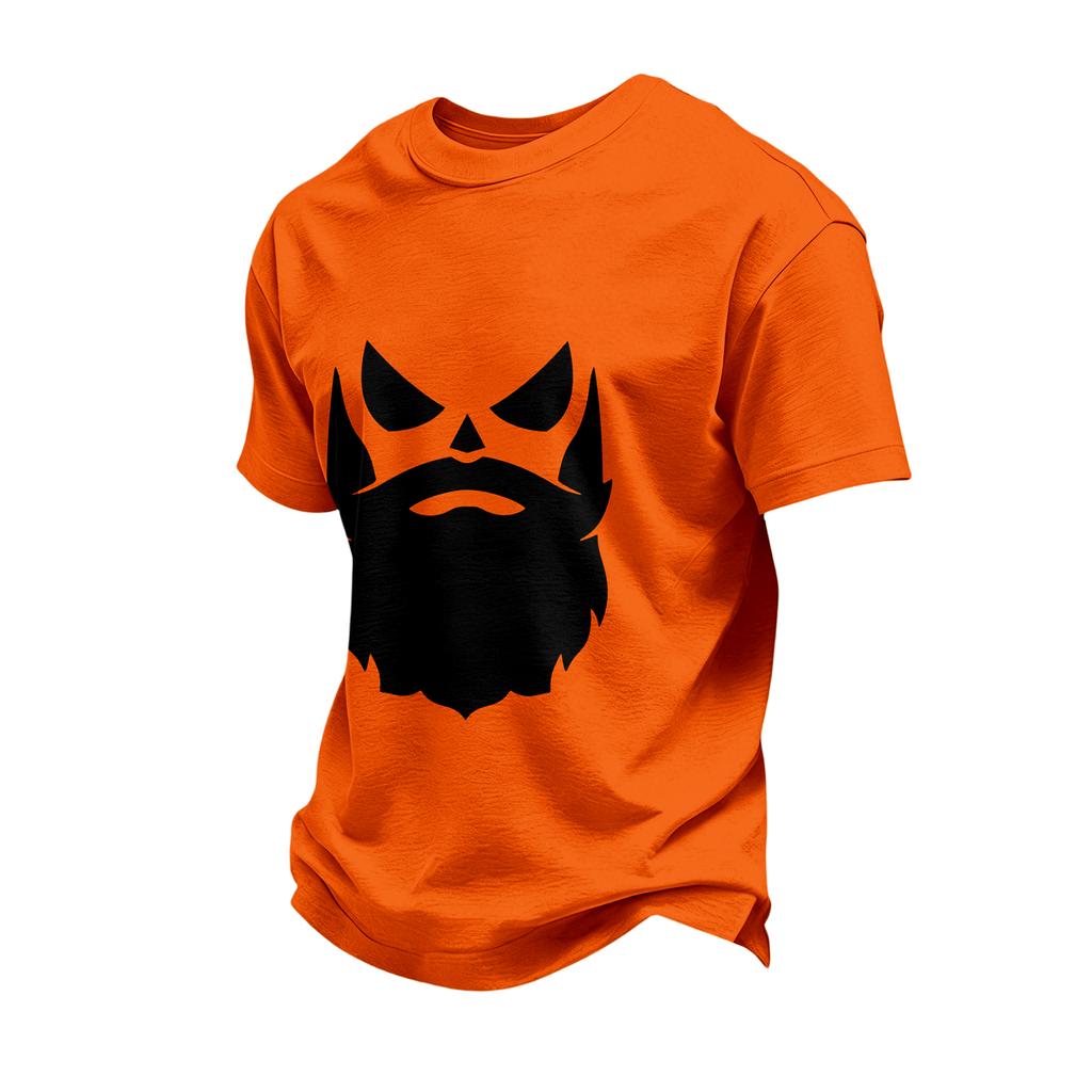 Men's Short Sleeve Halloween Print T-Shirt Casual Fashion Top