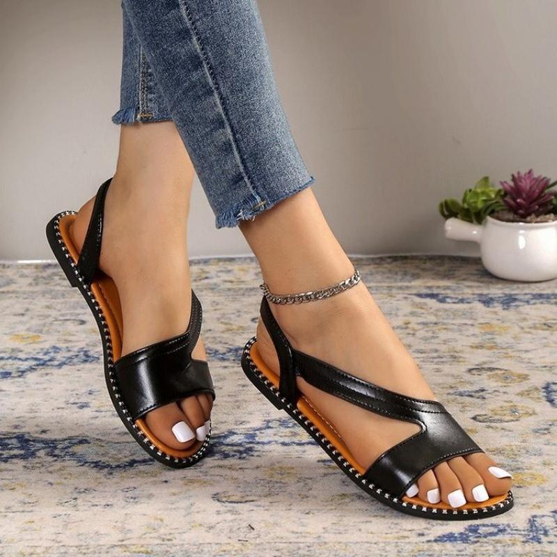 

Female Shoes on Sale 2025 New Summer Women s Sandals Bohemian Flat Casual Shoes Outdoor Comfortable Beach Ladies Sandals Mujer 36 чорний