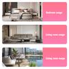 1PC Oval Woven Storage Basket Cotton Rope Woven Basket Simple Table Top Sundries Bedside Storage Basket Cosmetics Storage Basket