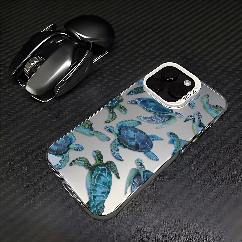 Blue Whales Sharks Turtles Phone Case for Samsung Galaxy A16 A06 A35 A55 A25 A05S A15 A56 A54 A36 A34 A24 A26 A14 A05 A04 4G 5G