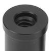 2pcs Plastic Billiard Cue Joint Protectors Black 3/8x10 Thread Pool Cue Stick End Caps Thread Teeth for 3/8x10 Thread