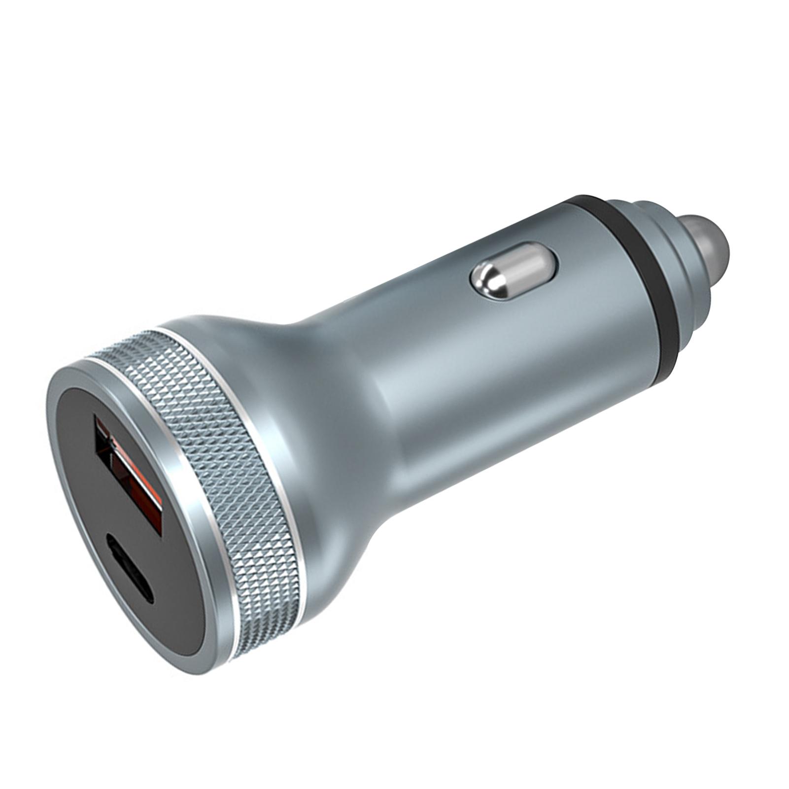 

Car Charger PD and QC3.0 Fast Charging Portable Smart Temperature Control Safe for Phone Laptop Digital Camera