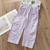 2026 Summer Girls' Korean Style Cotton Sports Casual Anti-Mosquito Pants