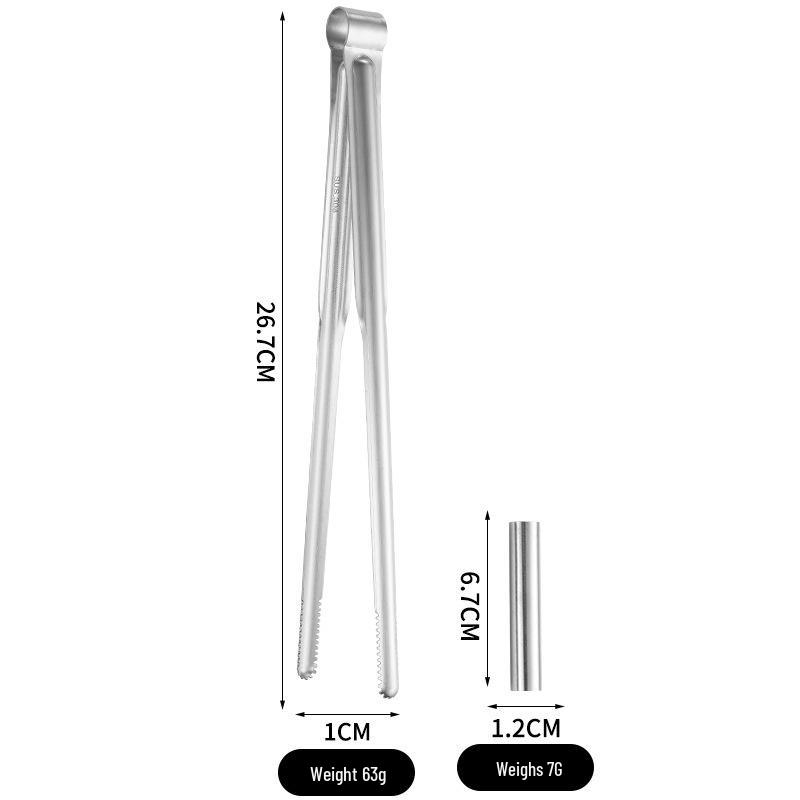 304 Stainless Steel Korean BBQ Grill and Steak Tongs