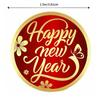 Round Labels Chinese New Year Sticker Candy Sticker Self-Adhesive Sticker Decorative Sticker Party Supplies for New Year