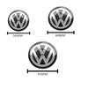 lijk1 4Pc 56mm 60mm 65mm Car Logo Wheel Center Hub Caps Badge Sticker Emblem Decals For VW GTI Golf 6 Polo R-Line CC Passat Tiguan B7