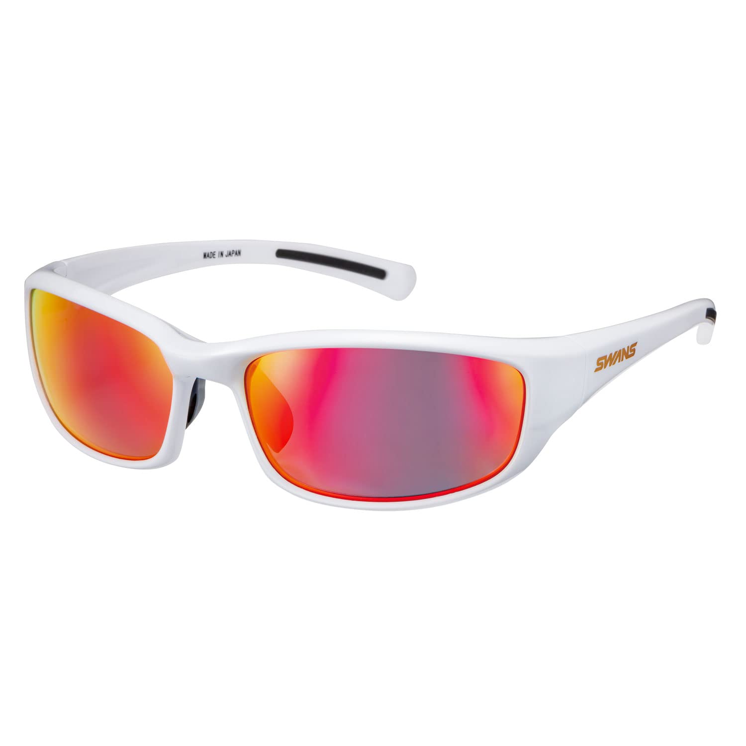 

SWANS Sports Made in Polarized Pearl Shadow Mirror x Polarized Ideal for and Mountaineering WARRIOR-VII Sunglasses, AMZ-WA7-1751 PAW, Japan, Lenses,