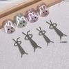 Rabbit "Cat's Eye" Nail Art Magnet — Cute, Multi-functional Fold-Ear Rabbit Design (Magnetic Plate — Non-Magnetic Itself)