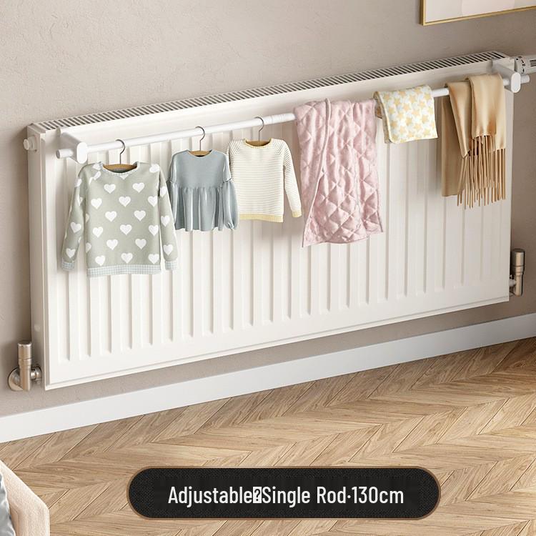 Stojak do suszenia i przechowywania ubrań na kaloryfer z haczykami