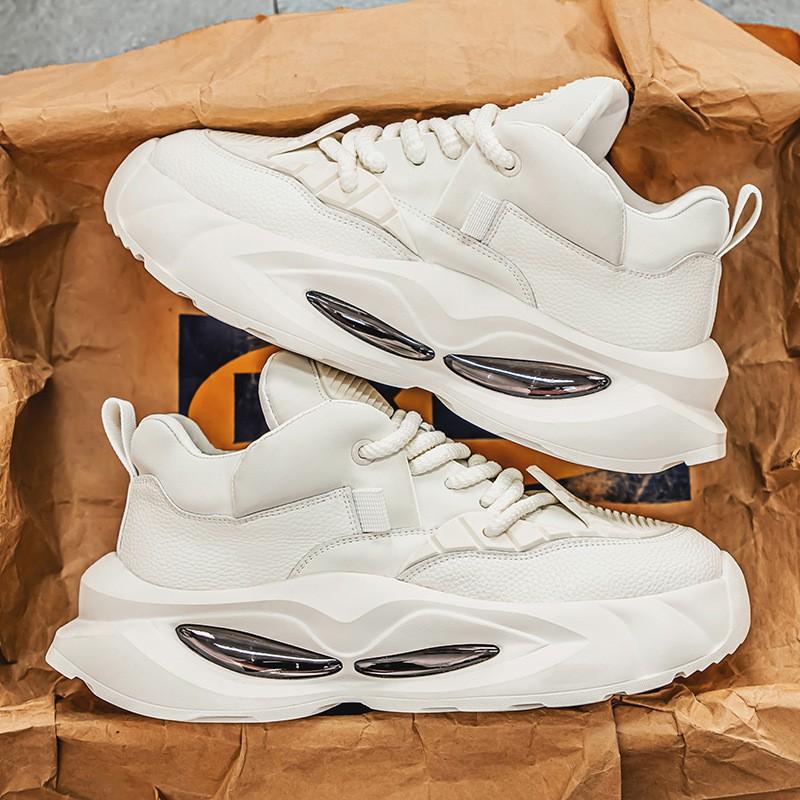 Mens Chunky Sneakers Thick Sole Comfortable Casual Shoes Daily Wear Walking Campus Style
