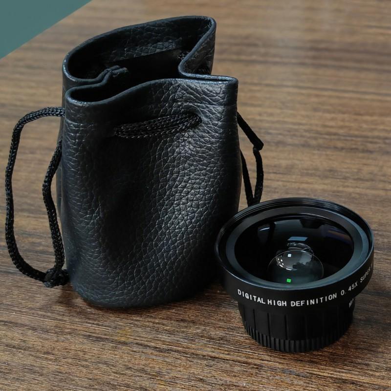 0.45x Wide Angle Macro Lens Smartphone Camera External Clip-on Universal Mobile Photography Accessory