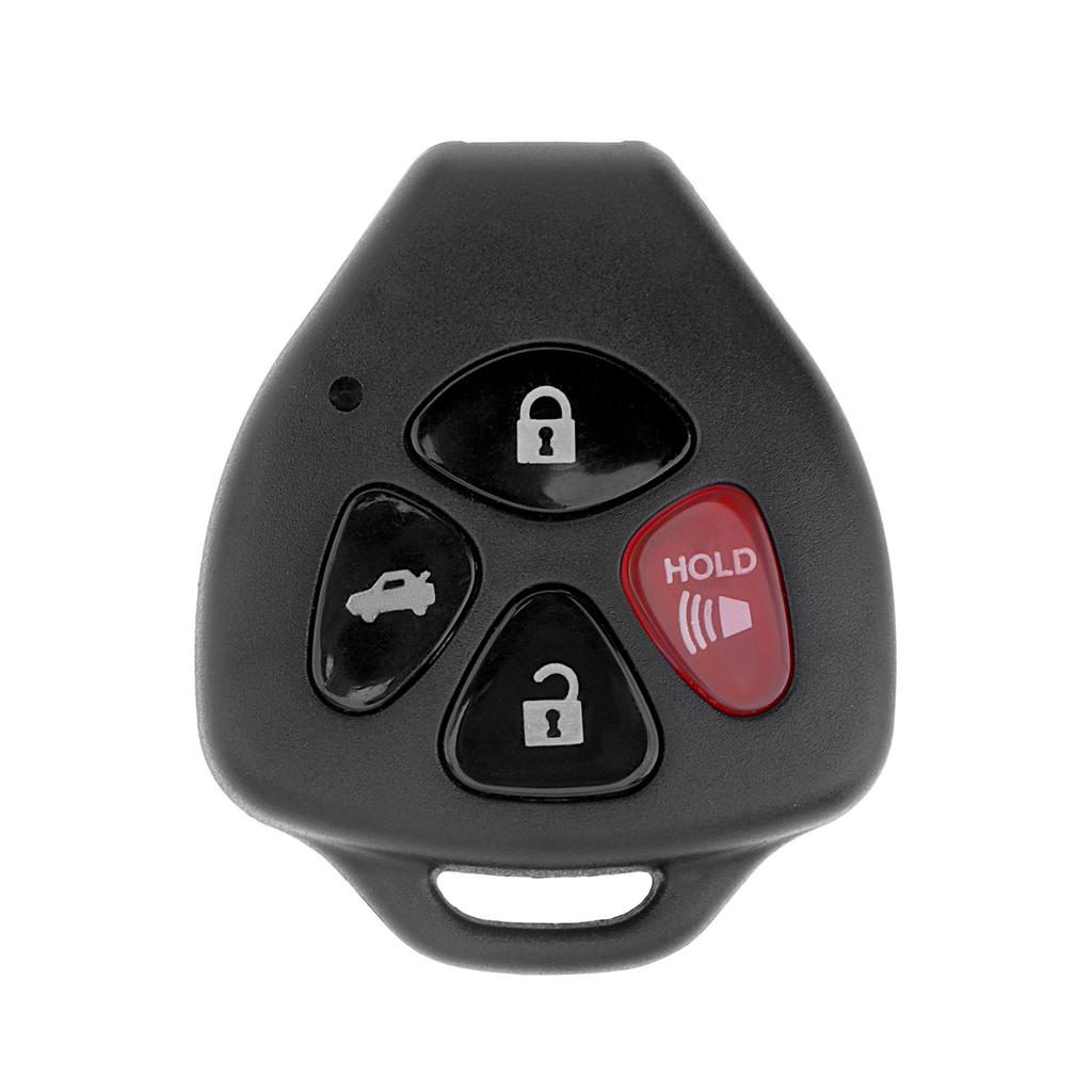 4 Buttons Key Fob Shell Replacement Wear-resistant Universal Fit for Corolla RAV4 Yaris Venza Models