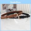 Elegant And Versatile Black Belt For Women Made Of Premium Two Layer Cowhide Leather