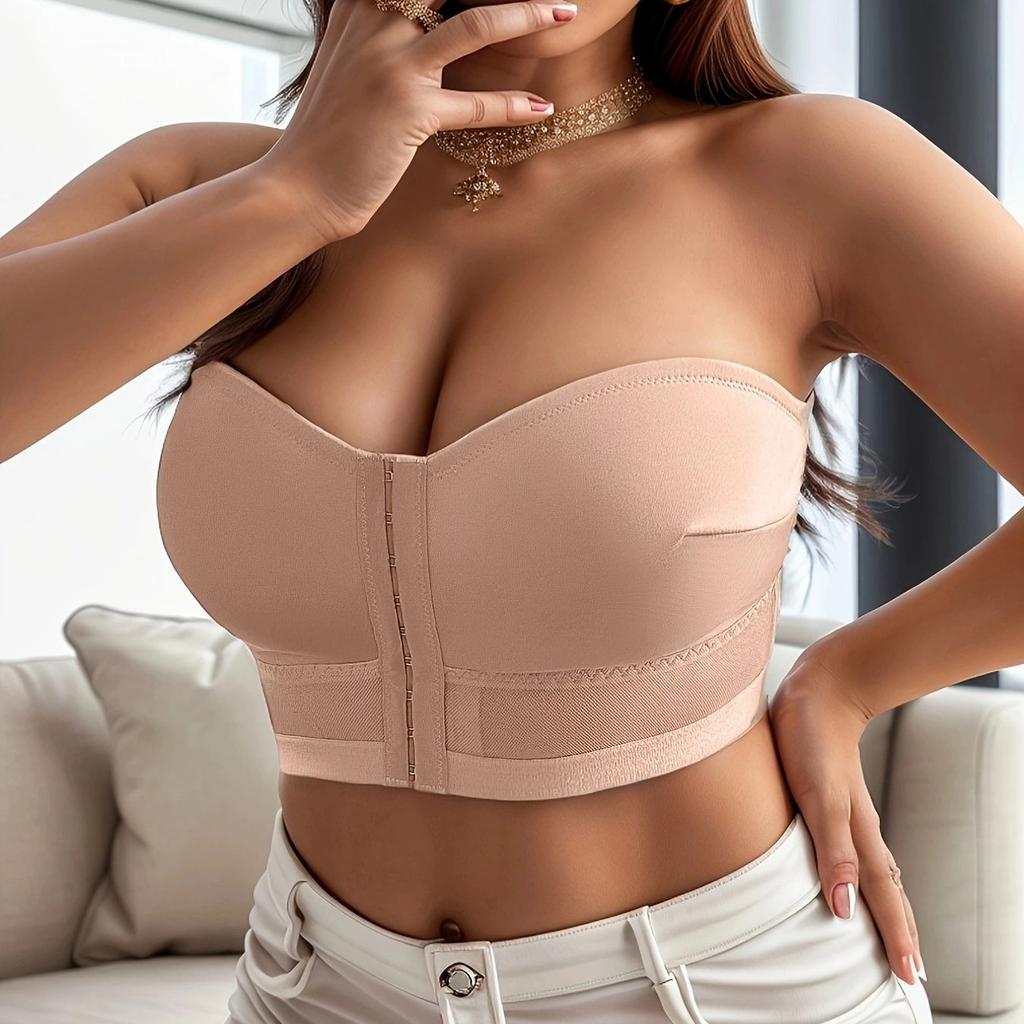 Sexy Six-breasted Tube Top for Women New Style for Hot Girls Gathered No Steel Ring Wrapped Chest Bottoming Bra for Outer Wear