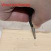 3Pcs High Hardness Sample Center Punch Non-slip Center Punch Set Cylindrical Center Punch for Machinists and Carpenters
