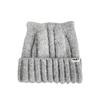 Windproof Knitted Pullover Hat Wool Women Beanie Hats Cute Cat Ears Hat  Female