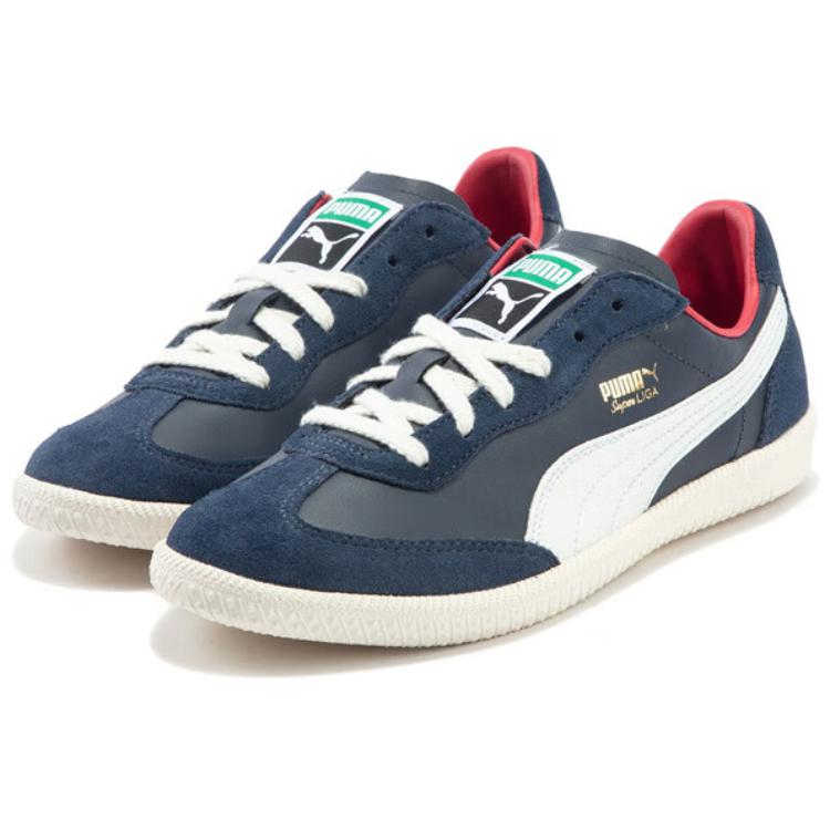 Puma Super Liga OG Retro Club Navy Frosted Ivory Unisex Sneakers Blue White 356999-20