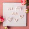 Embossed Mold Halloween Bat Polymer Clay Cutter Soft Pottery Cutting Die  Jewelry Making