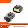 10-Hole 10-Core 10P Automotive Male & Female Mating Connector (Part No. 174657-2 & 174655-2)
