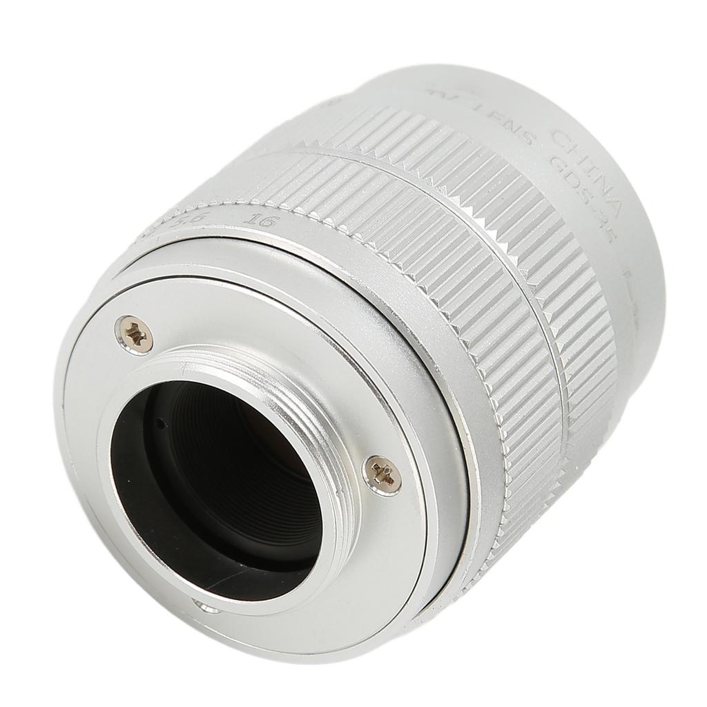 35mm 2/3 Manual Lens F1.7 Large Aperture Fixed Telecine Lens for C Mount Mirrorless Camera