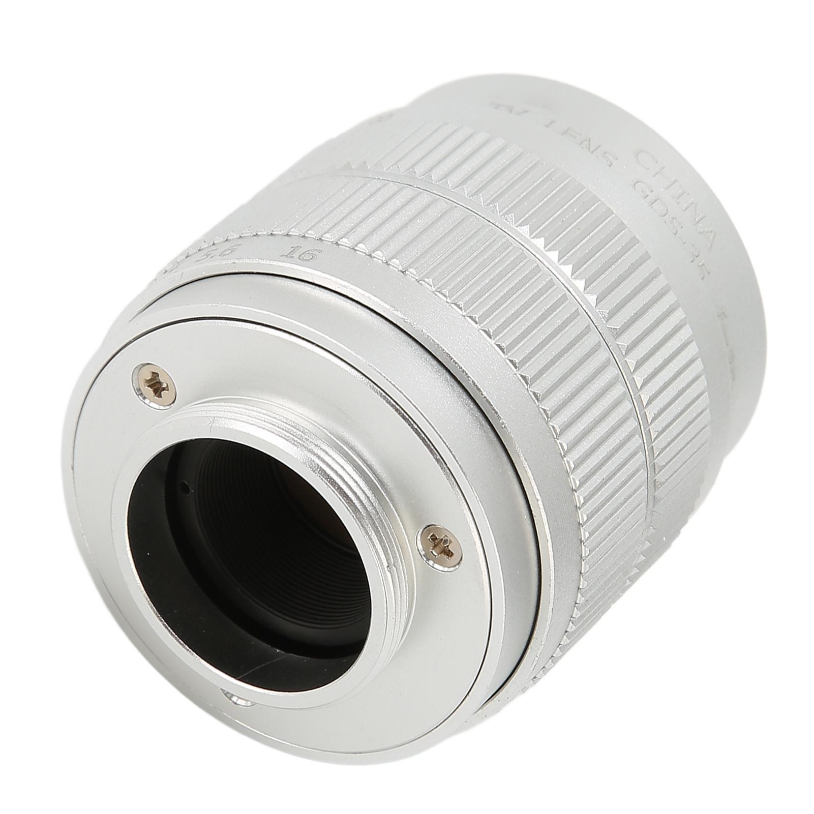 35mm 2Celsius3 Manual   Lens F1.7 Large Aperture Fixed   Telecine Lens for C Mount Mirrorless Camera