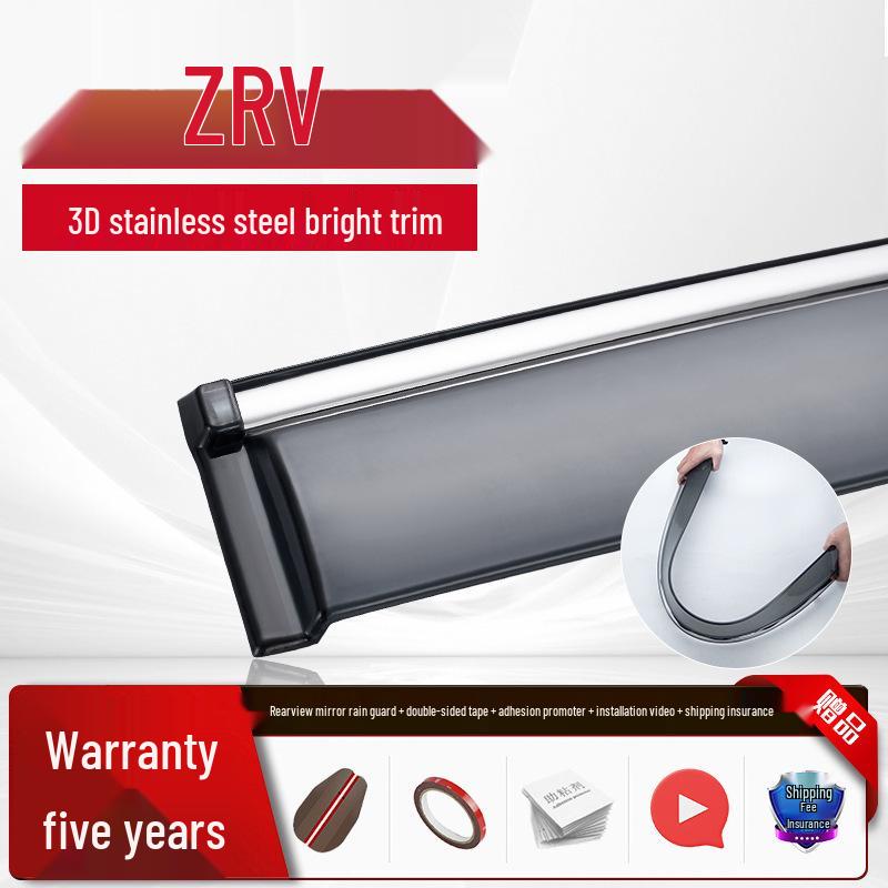 Honda Tenth Gen Accord, Civic, Lingpai, and Fengfan Car Window Rain Visor - Sun and Rain Guard for CR-V, XRV