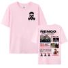 Rapper Nengo Flow Real G4 Life Tour Grafik T-Shirt Herren Damen Vintage Hip Hop Popmusik T-Shirt Mode Oversized Baumwoll-T-Shirt