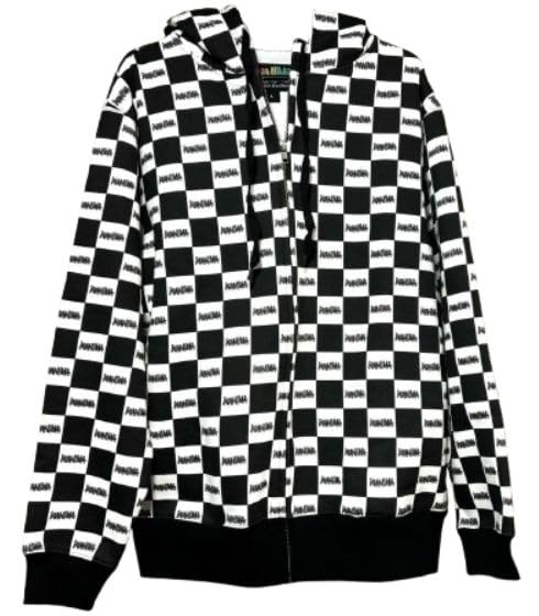 [PIZZA OF DEATH] WANIMA COMINATCHA!! ТУР 2019-2020 Официальный мерч Толстовка на молнии [Черный x Белый]  L