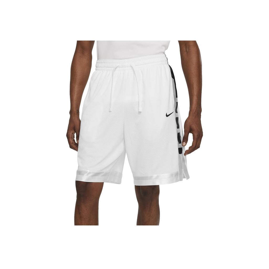 Nike Dri-FIT Elite Stripe Loose Straight Leg Basketball Shorts Men Shorts White CV1748-100