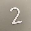 1pc Modern Black Self-Adhesive Acrylic House Number 7 - Easy Install, No Battery Required, Plastic Surface Mount Address Sign for Home