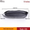 SMVP Matte Black Melamine Serving Platter