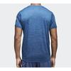 Adidas T Shirts Men's Trace Royal Blue Crew Neck Moderate Straight Fit CW3436