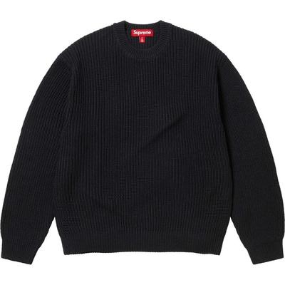 Old English Printed Sweater Black