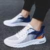 2025 New Fashion Men Running Shoes Knit Breathable Sneaker Outdoor Jogging Trainers Non-slip Lace Up Tennis Shoes Spor Ayakkabı
