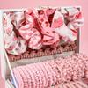 144pcs Hair Accessory Set - Includes Large Fabric Scrunchies & Clips, Perfect for Daily Wear & Gifts, Shower & Makeup Essentials (without Box)