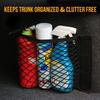 Car Storage Mesh Seat Elastic Storage Velcro Storage Bag Trunk Mesh Elastic Storage Bag Storage Organizing Bag Car Accessories